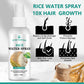 Rosemary Rice Water Hair Growth System Kit - Shampoo, Conditioner and Leave-in Serum