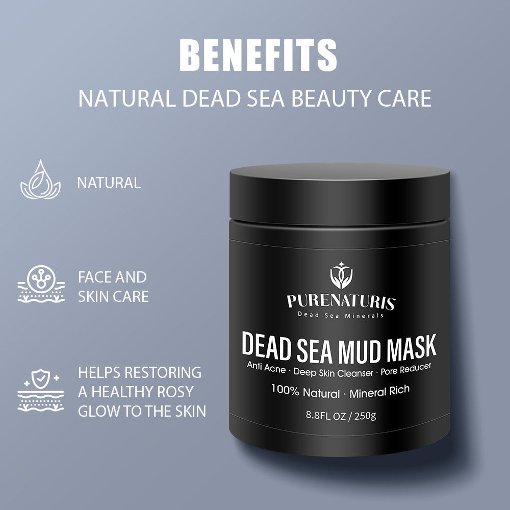 Natural Dead Sea Mud Mask for Face and Body 8.8 oz