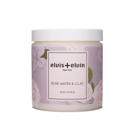 elvis+elvin Rose Water & Lilac Body Scrub