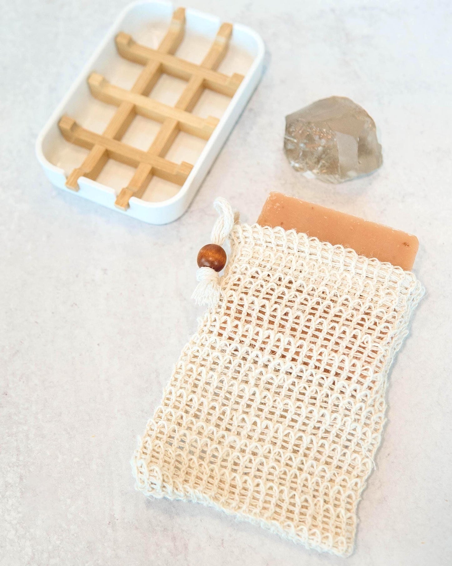 Sisal Soap Pouch | Eco-Friendly Bath Accessory