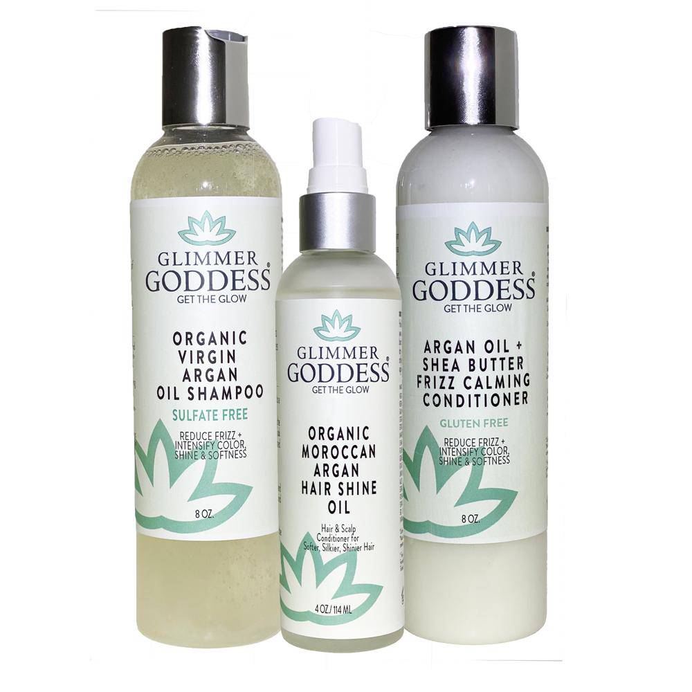 Organic Argan Oil Shampoo and Conditioner Set